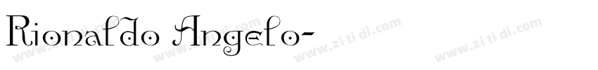 Rionaldo Angelo字体转换